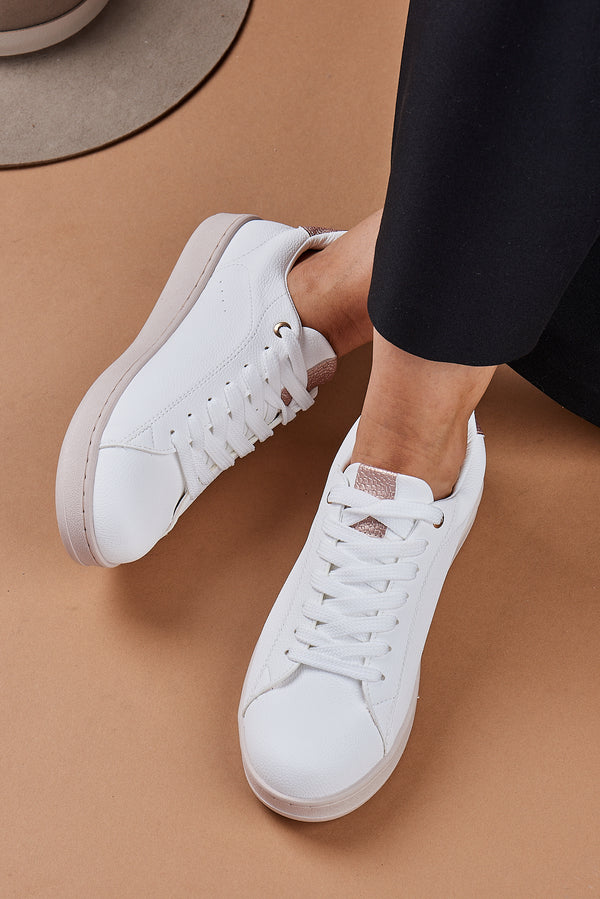 Tenis Girasol Oro Rosa suela Crepe