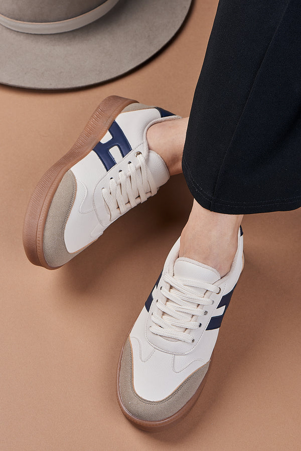 Tenis Apolo Beige Suela Crepe