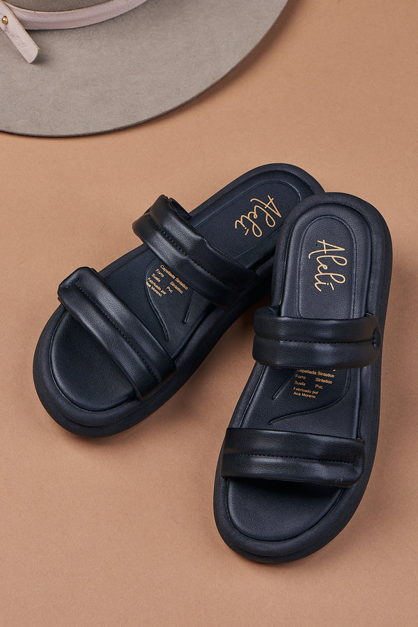 Sandalia Abril Negra