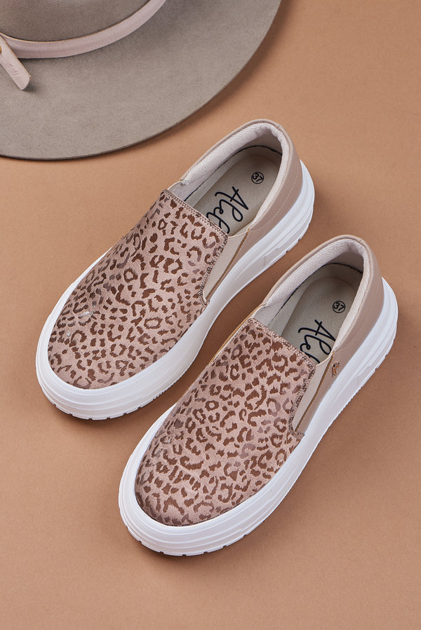 Mocasín Victoria Leopardo