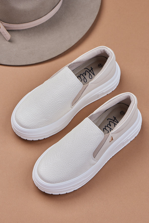 Mocasín Victoria Marfil