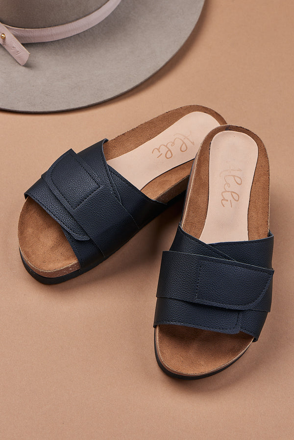 Sandalia Dalia Velcro Negra