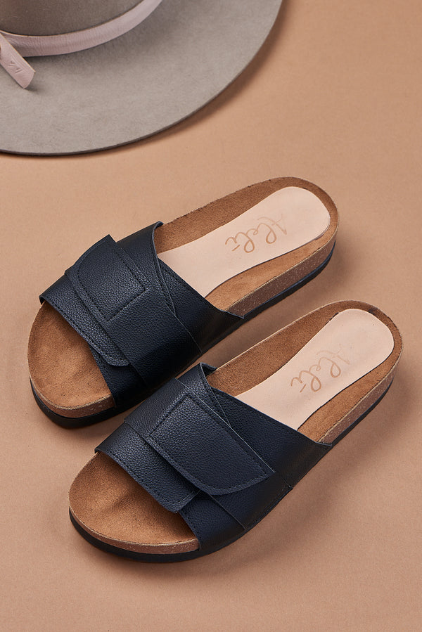 Sandalia Dalia Velcro Negra