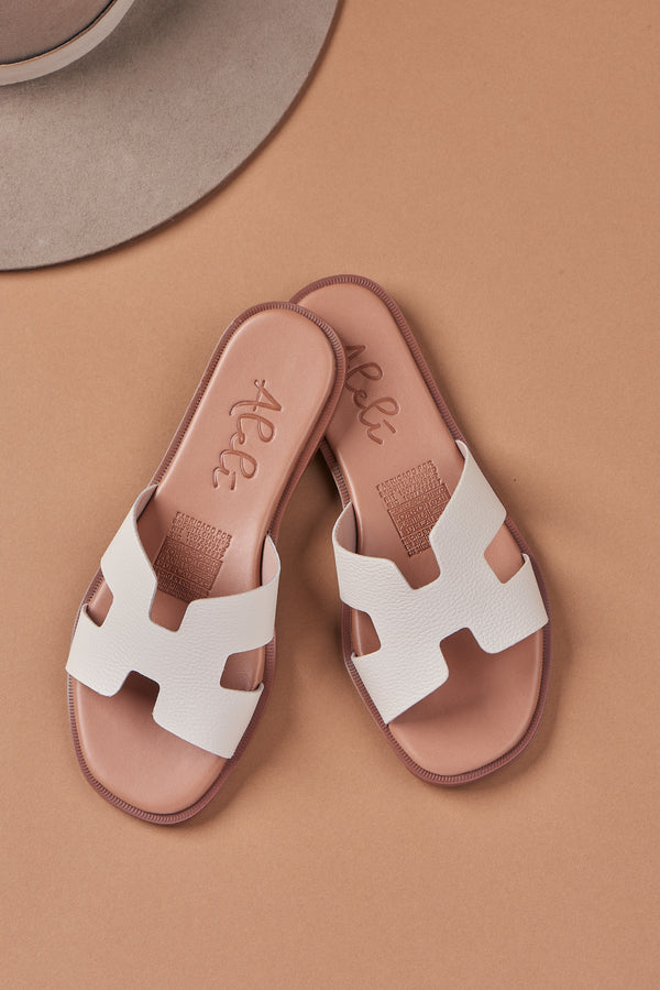 Sandalia Emilia Cuero Talco