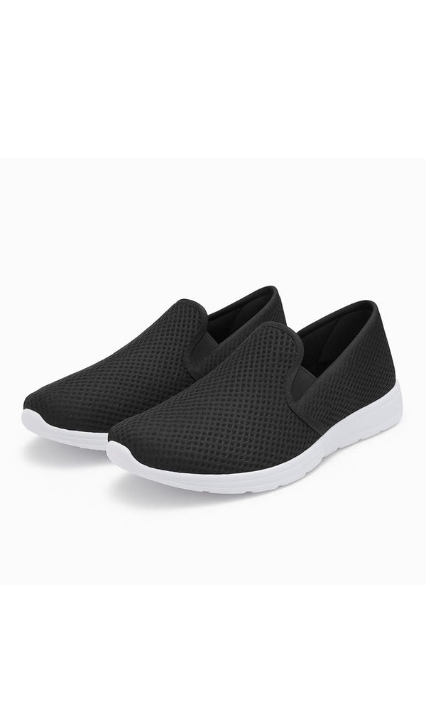 Mocasin Lima Negro x Blanco
