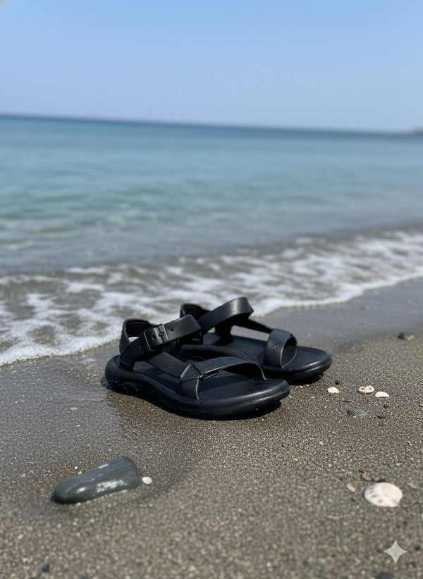 Sandalia Ultraliviana Magnolia Negra