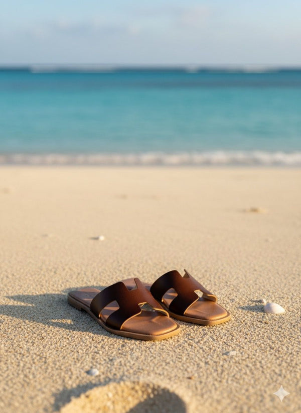 Sandalia Emilia Cuero Chocolate