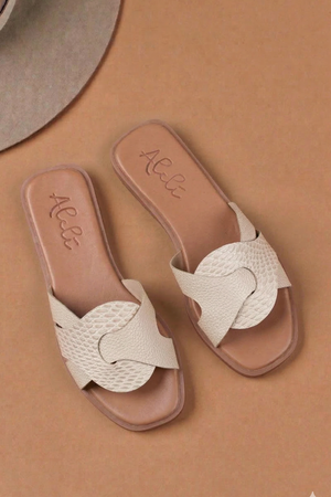 Sandalia Selena Cuero  Taupe
