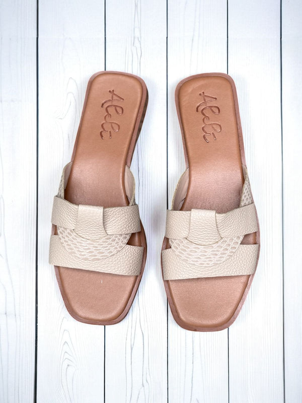 Sandalia Hellen Cuero Taupe