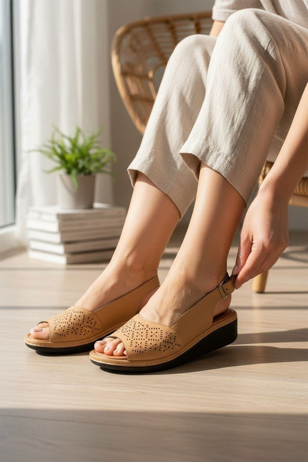 Sandalia Cleo Amaretto