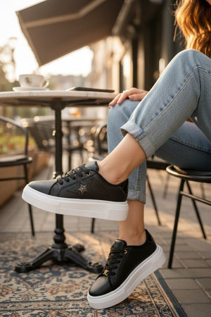 Tenis Estrella Negro