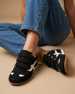 Tenis Velcro Negro