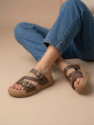 Sandalia Eliza Flex Chocolate