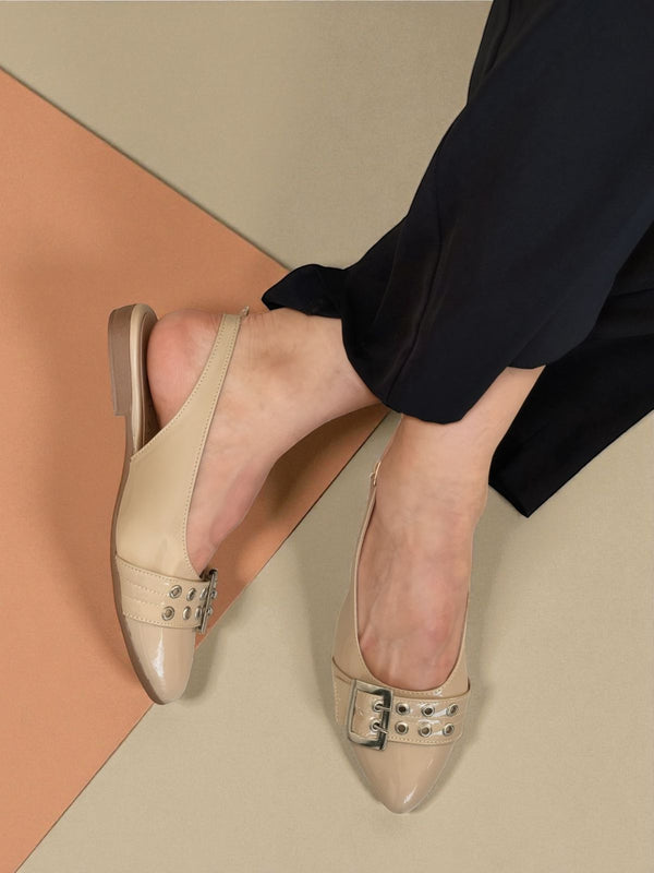 Stilettos  Charol Beige