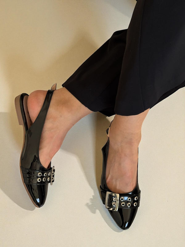 Stilettos  Charol Negro